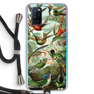 CaseCompany Haeckel Trochilidae: Oppo A92 Transparant Hoesje met koord