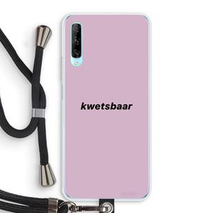 CaseCompany kwetsbaar: Huawei P Smart Pro Transparant Hoesje met koord