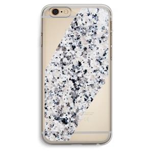 CaseCompany Gespikkelde marmer: iPhone 6 Plus / 6S Plus Transparant Hoesje