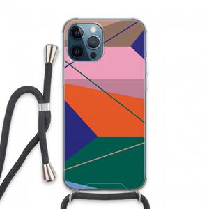 CaseCompany Gestalte 1: iPhone 13 Pro Max Transparant Hoesje met koord