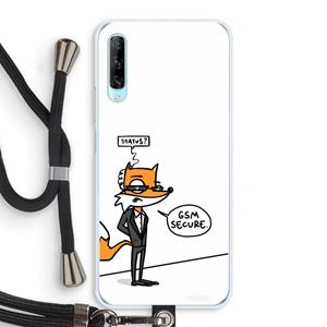 CaseCompany GSM secure: Huawei P Smart Pro Transparant Hoesje met koord
