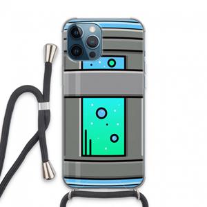 CaseCompany Chug Bottle: iPhone 13 Pro Max Transparant Hoesje met koord