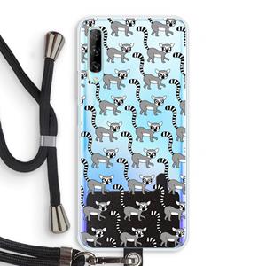 CaseCompany Makis: Huawei P Smart Pro Transparant Hoesje met koord