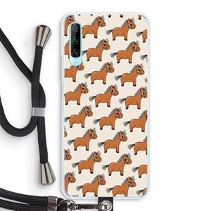 CaseCompany Pony: Huawei P Smart Pro Transparant Hoesje met koord