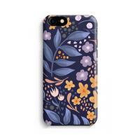 CaseCompany Flowers with blue leaves: Volledig Geprint iPhone 7 Hoesje