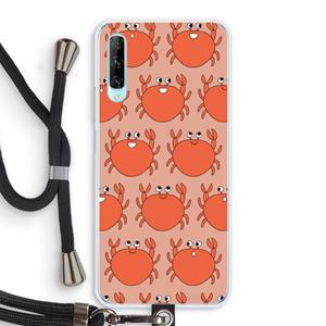 CaseCompany Krab: Huawei P Smart Pro Transparant Hoesje met koord