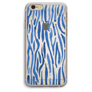 CaseCompany Blauwe nerven: iPhone 6 Plus / 6S Plus Transparant Hoesje