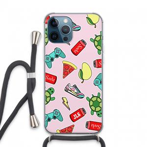 CaseCompany Things Jamie Loves: iPhone 13 Pro Max Transparant Hoesje met koord