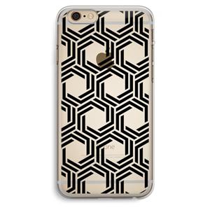 CaseCompany Geometrisch patroon: iPhone 6 Plus / 6S Plus Transparant Hoesje
