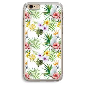 CaseCompany Gele kuif: iPhone 6 Plus / 6S Plus Transparant Hoesje