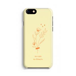 CaseCompany No rain no flowers: Volledig Geprint iPhone 7 Hoesje