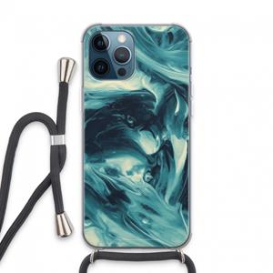 CaseCompany Dreaming About Whales: iPhone 13 Pro Max Transparant Hoesje met koord
