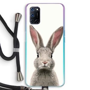 CaseCompany Daisy: Oppo A92 Transparant Hoesje met koord