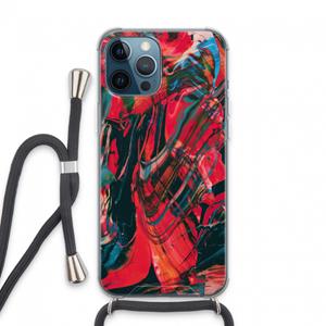 CaseCompany Endless Descent: iPhone 13 Pro Max Transparant Hoesje met koord