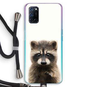 CaseCompany Rocco: Oppo A92 Transparant Hoesje met koord