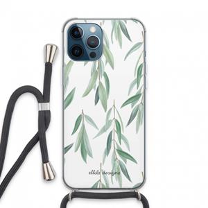 CaseCompany Branch up your life: iPhone 13 Pro Max Transparant Hoesje met koord