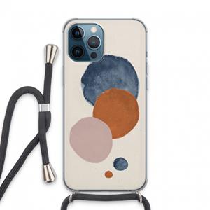 CaseCompany Geo #4: iPhone 13 Pro Max Transparant Hoesje met koord