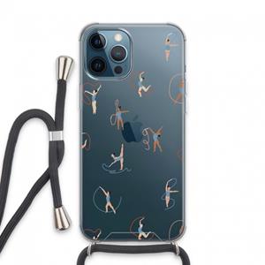 CaseCompany Dancing #3: iPhone 13 Pro Max Transparant Hoesje met koord