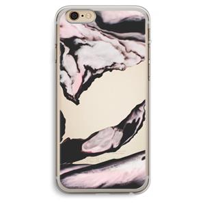 CaseCompany Roze stroom: iPhone 6 Plus / 6S Plus Transparant Hoesje