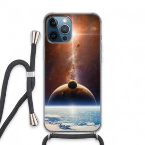 CaseCompany Omicron 2019: iPhone 13 Pro Max Transparant Hoesje met koord