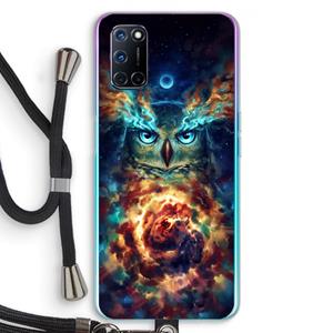 CaseCompany Aurowla: Oppo A92 Transparant Hoesje met koord