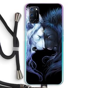 CaseCompany Brotherhood: Oppo A92 Transparant Hoesje met koord