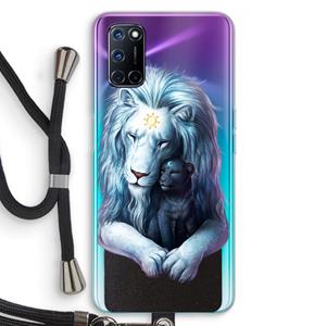 CaseCompany Child Of Light: Oppo A92 Transparant Hoesje met koord