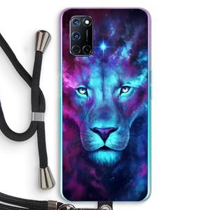 CaseCompany Firstborn: Oppo A92 Transparant Hoesje met koord