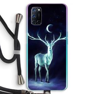 CaseCompany Nightbringer: Oppo A92 Transparant Hoesje met koord