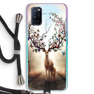 CaseCompany Seasons Change: Oppo A92 Transparant Hoesje met koord