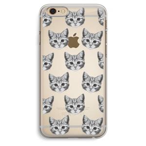 CaseCompany Kitten: iPhone 6 Plus / 6S Plus Transparant Hoesje
