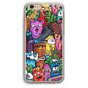 CaseCompany Vexx Mixtape: iPhone 6 Plus / 6S Plus Transparant Hoesje