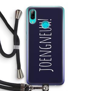CaseCompany Joengneuh!: Huawei P Smart (2019) Transparant Hoesje met koord