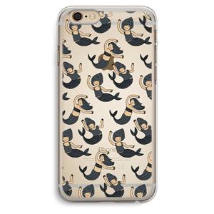 CaseCompany Zeemeermin: iPhone 6 Plus / 6S Plus Transparant Hoesje