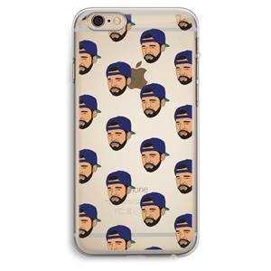 CaseCompany Drake Away: iPhone 6 Plus / 6S Plus Transparant Hoesje