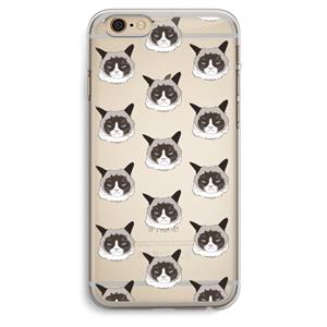 CaseCompany It's a Purrr Case: iPhone 6 Plus / 6S Plus Transparant Hoesje