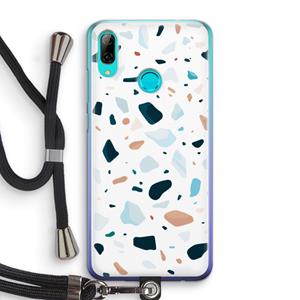 CaseCompany Terrazzo N°13: Huawei P Smart (2019) Transparant Hoesje met koord