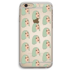 CaseCompany King Kylie: iPhone 6 Plus / 6S Plus Transparant Hoesje