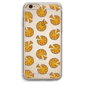 CaseCompany You Had Me At Pizza: iPhone 6 Plus / 6S Plus Transparant Hoesje