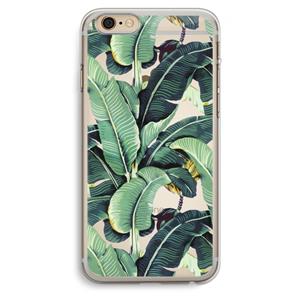 CaseCompany Bananenbladeren: iPhone 6 Plus / 6S Plus Transparant Hoesje