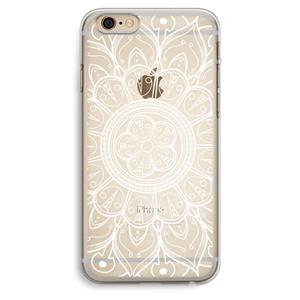 CaseCompany Roses Are Red: iPhone 6 Plus / 6S Plus Transparant Hoesje