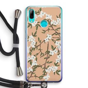 CaseCompany Blossoming spring: Huawei P Smart (2019) Transparant Hoesje met koord