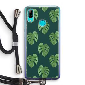 CaseCompany Monstera leaves: Huawei P Smart (2019) Transparant Hoesje met koord