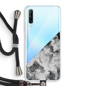 CaseCompany Onweer: Huawei P Smart Pro Transparant Hoesje met koord