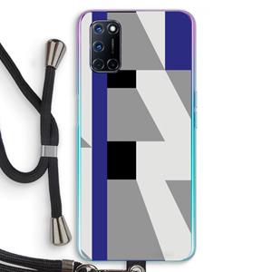 CaseCompany Gestalte 2: Oppo A92 Transparant Hoesje met koord