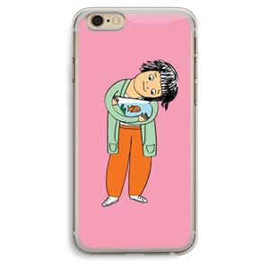 CaseCompany Visknuffel: iPhone 6 Plus / 6S Plus Transparant Hoesje