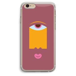 CaseCompany Mono V: iPhone 6 Plus / 6S Plus Transparant Hoesje