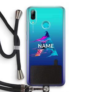 CaseCompany Abstract Spectrum: Huawei P Smart (2019) Transparant Hoesje met koord