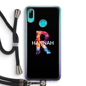 CaseCompany Abstract Spectrum: Huawei P Smart (2019) Transparant Hoesje met koord