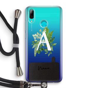 CaseCompany Green Brush: Huawei P Smart (2019) Transparant Hoesje met koord